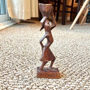 handmade wooden female figure from south africa 🇿🇦